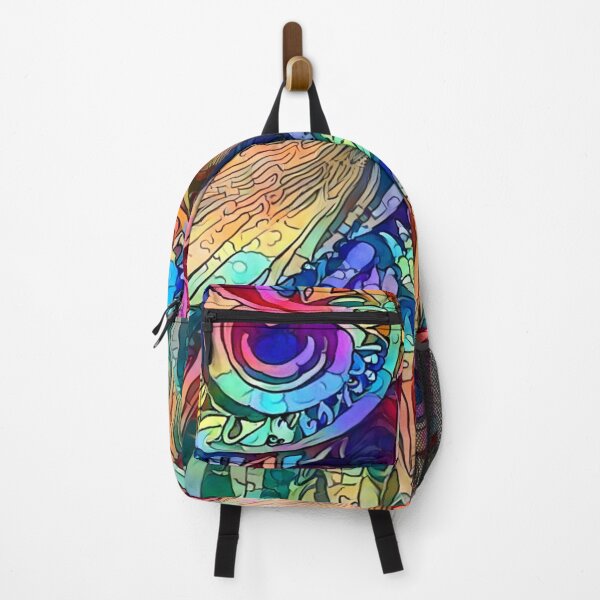 Item preview, Psychedelic Owl Tribal Art designed and sold by ittybittyowl.