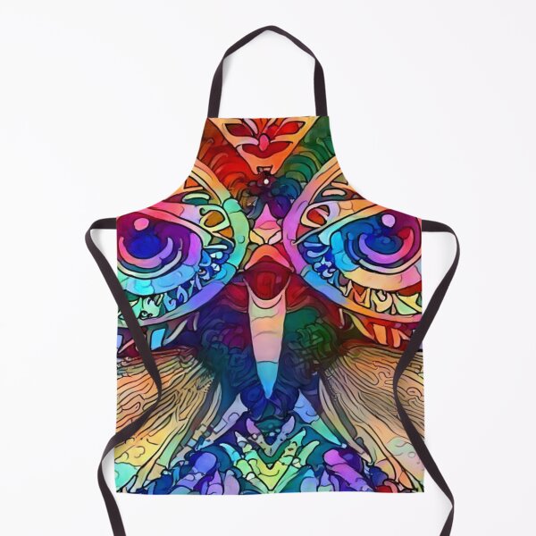 Item preview, Psychedelic Owl Tribal Art designed and sold by ittybittyowl.