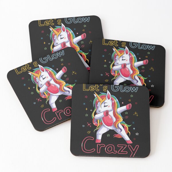 Item preview, Meme Neon Unicorn Glow Crazy Retro 80s designed and sold by PatrickWeidle.