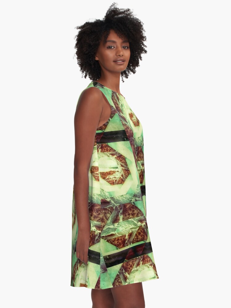 Thumbnail 2 of 4, A-Line Dress, Heading Towards Infinity designed and sold by kinkatstyle.