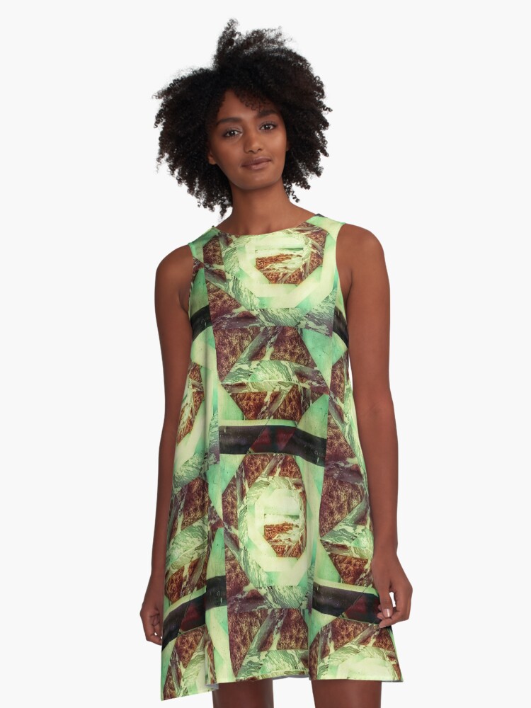 Thumbnail 1 of 4, A-Line Dress, Heading Towards Infinity designed and sold by kinkatstyle.