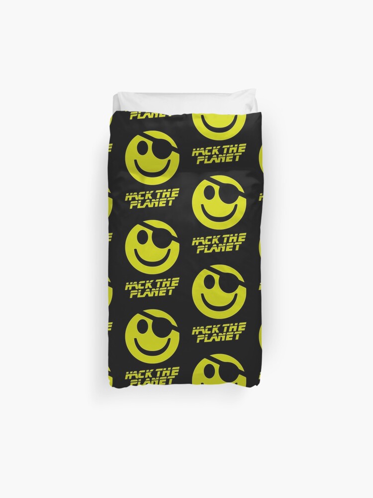 Hack The Planet Duvet Cover By Mutinyaudio Redbubble