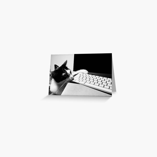 Emma - keyboard warrior Greeting Card