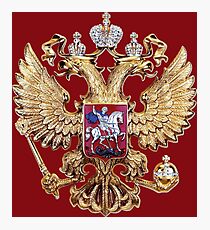 Russian Coat Of Arms Photographic Print