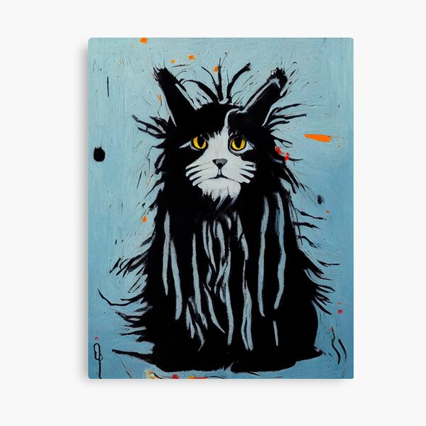Item preview, Lovable Norwegian Forest Cat #9. Pop-art poster  designed and sold by Åveline Dvorak.