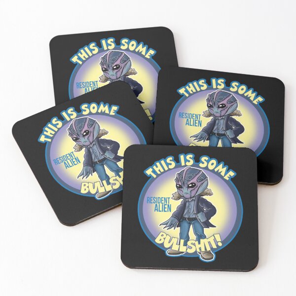 Item preview, Alien-I'm Not Human! Graphic Perfect Xmas Gift Fan    designed and sold by AlaHarrison.