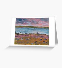Sunrise water Greeting Card