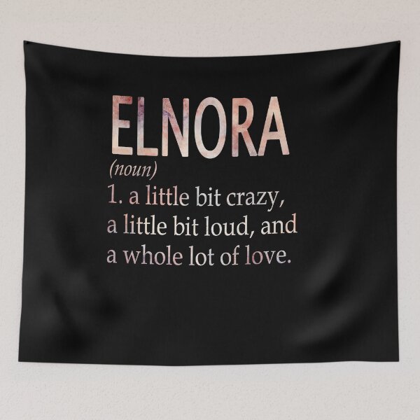 Item preview, Elnora Girl Name Definition designed and sold by BrookHBung.