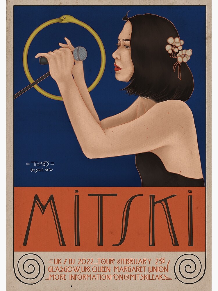 "Song Mitski " Poster for Sale by kimasyarohe | Redbubble