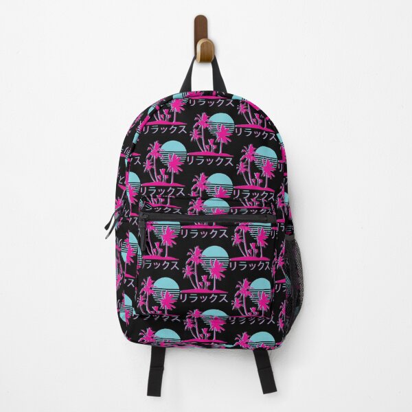 Item preview, Vaporwave Aesthetic Neon Palms designed and sold by Guillaume Bigot.