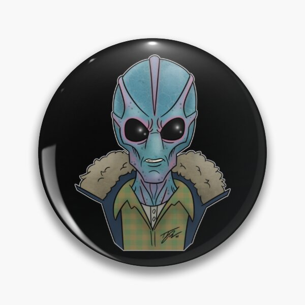 Item preview, Retro Resident Alien Graphic Perfect Xmas Gift Fan    designed and sold by AlaHarrison.