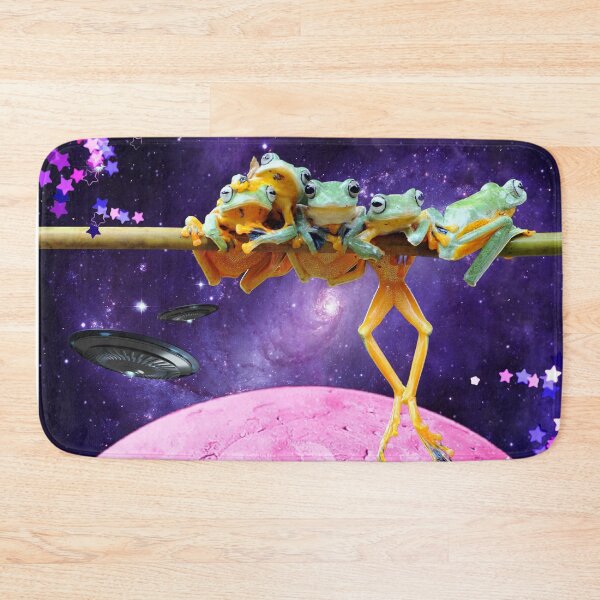 Item preview, spaced out frogs designed and sold by gayheartart.