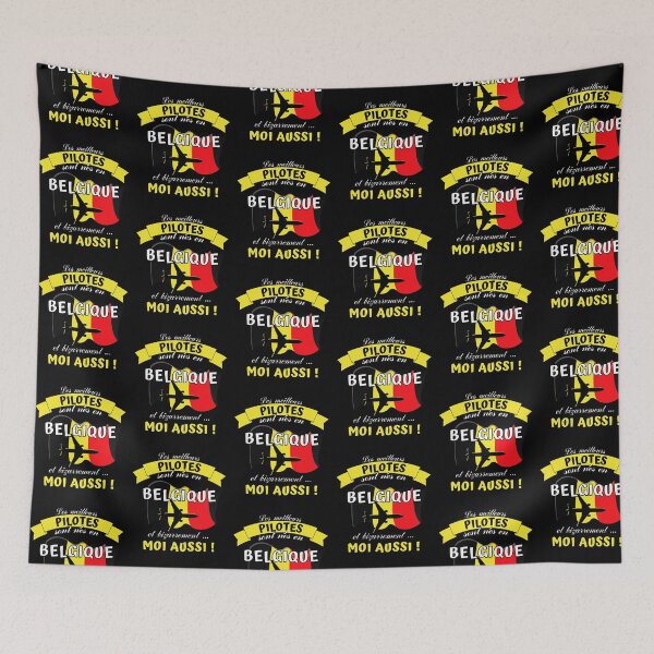 Item preview, Gift Belgian Pilot Man Birthday Christmas designed and sold by RomualdGR.