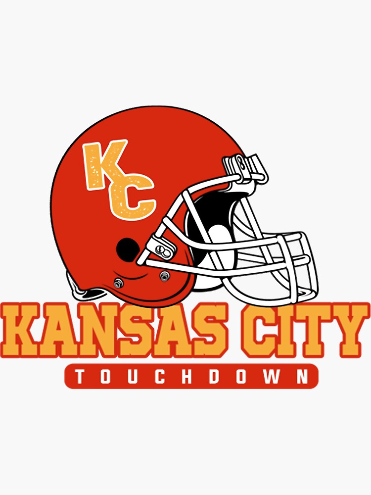 "Kansas City Football Team" Sticker for Sale by RonaGray Redbubble