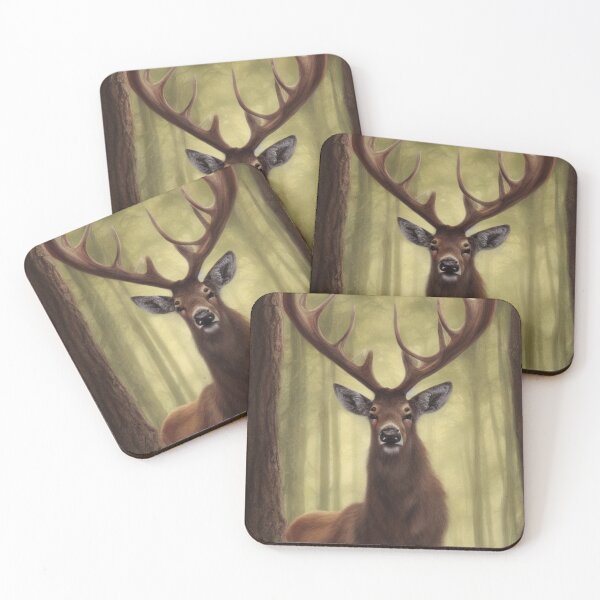 Item preview, Stag in the woods designed and sold by ArtySaxon.