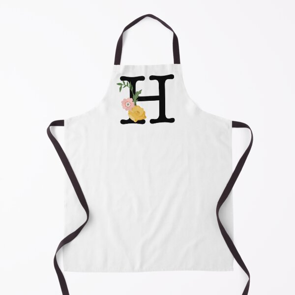 Item preview, Letter H Monogram Floral Botanical Typewriter Font Modern designed and sold by AlphaWords.