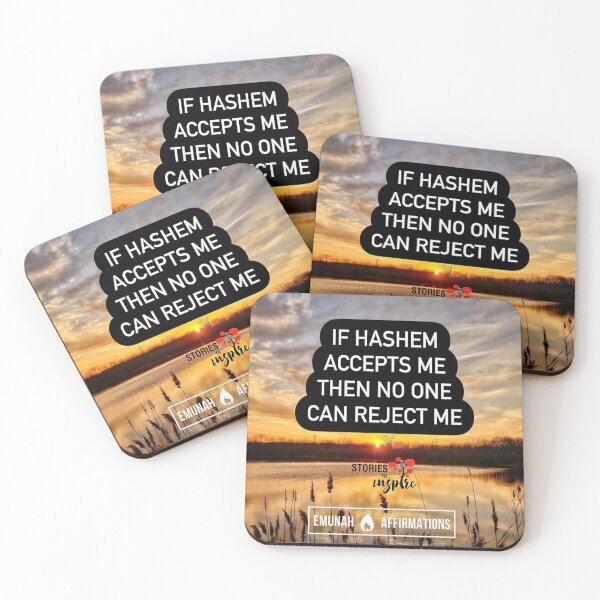 Item preview, If Hashem accepts me then no one can reject me. Religious quote designed and sold by Stories To Inspire - Motivational Jewish Quotes.