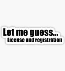 Let me guess... (black) Sticker