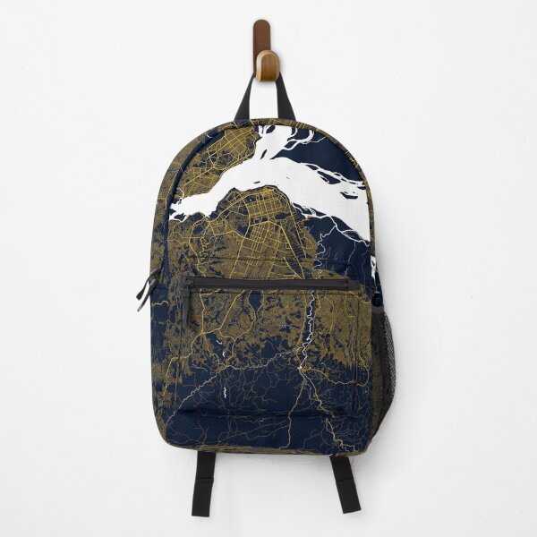 Item preview, Kinshasa City Map of DR Congo - Gold Art Deco designed and sold by deMAP.