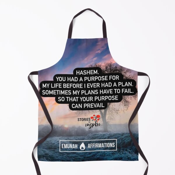 Item preview, Hashem you had a purpose for my life before I ever had a plan, sometimes my plans have to fail so that your purpose can prevail designed and sold by Stories To Inspire - Motivational Jewish Quotes.