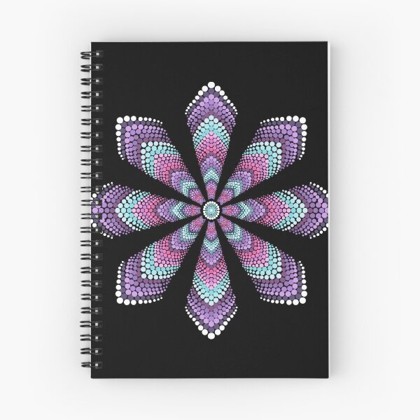 Item preview, Pastel sprinkles dot work mandala designed and sold by Teigzybee.