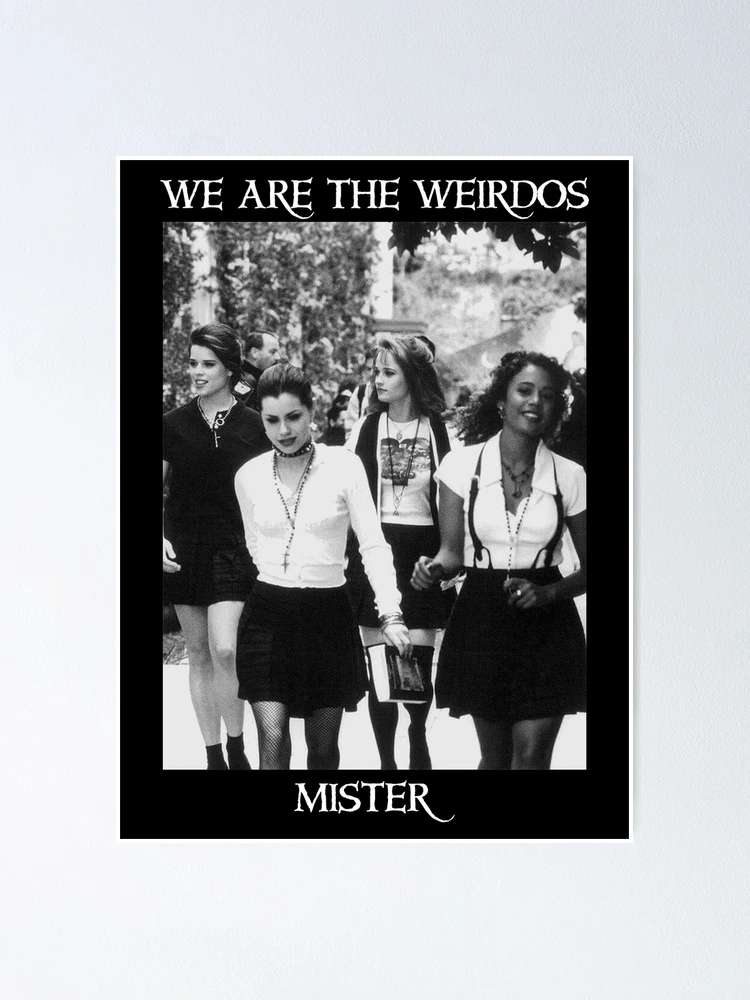 The Craft Movie Make-up-Tasche – ‚We Are The Weirdos‘ Design, Leinen, 23,5 X 17 Cm