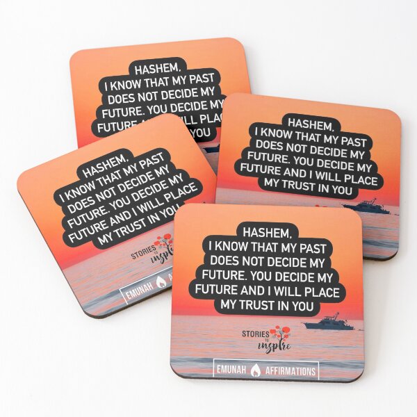Item preview, Hashem I know that my past does not decide my future, You decide my future and I will place my trust in you designed and sold by Stories To Inspire - Motivational Jewish Quotes.