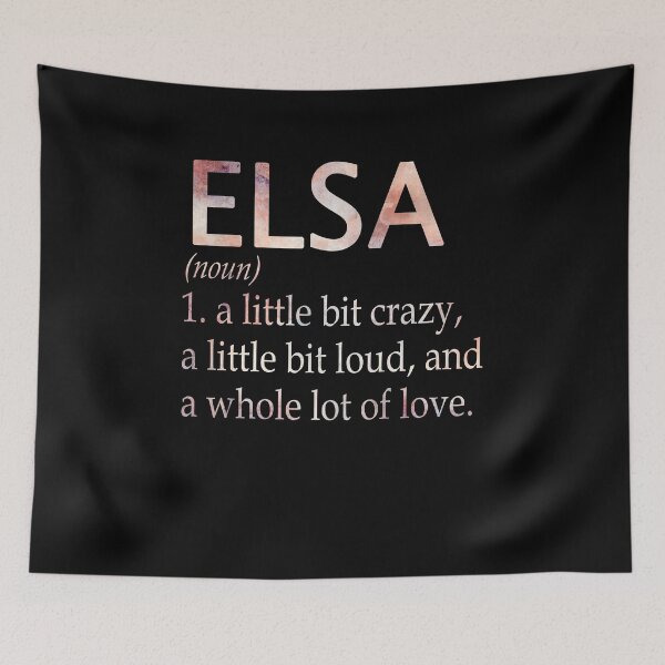 Item preview, Elsa Girl Name Definition designed and sold by BrookHBung.