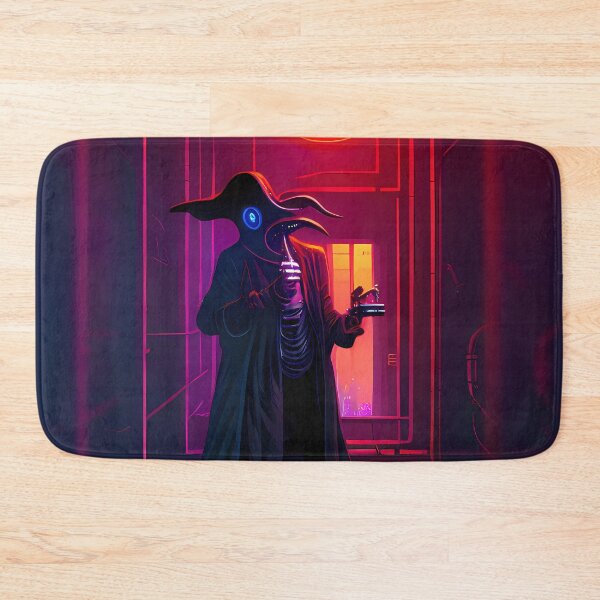 Item preview, Cyberpunk futuristic plague doctor designed and sold by AnnArtshock.