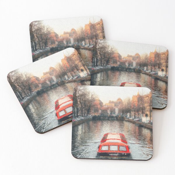 Item preview, Boat on Amsterdam Canal designed and sold by noirlines.