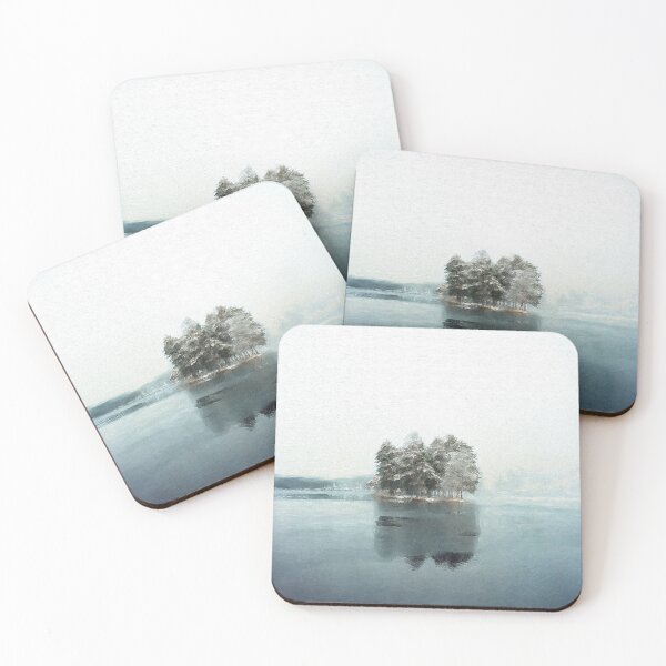 Item preview, Trees with Snow on a Lake designed and sold by noirlines.