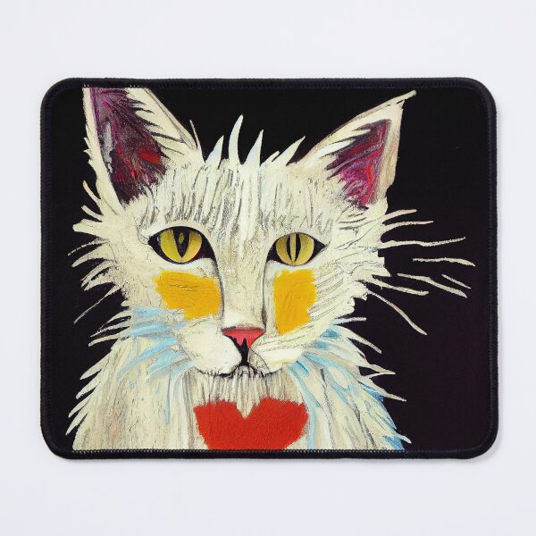 Item preview, Lovable Turkish Angora Cat #24. Pop-art poster designed and sold by Åveline Dvorak.