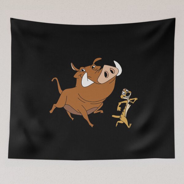 Item preview, Pumbaa and Timon The King Baby Gift Fan Art designed and sold by CarmeFox.