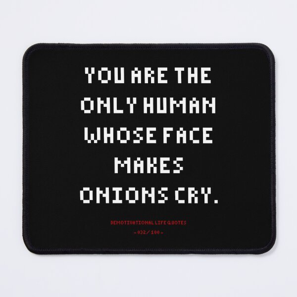 Item preview, DLQ You Make Onions Cry designed and sold by PapaBujuGaming.
