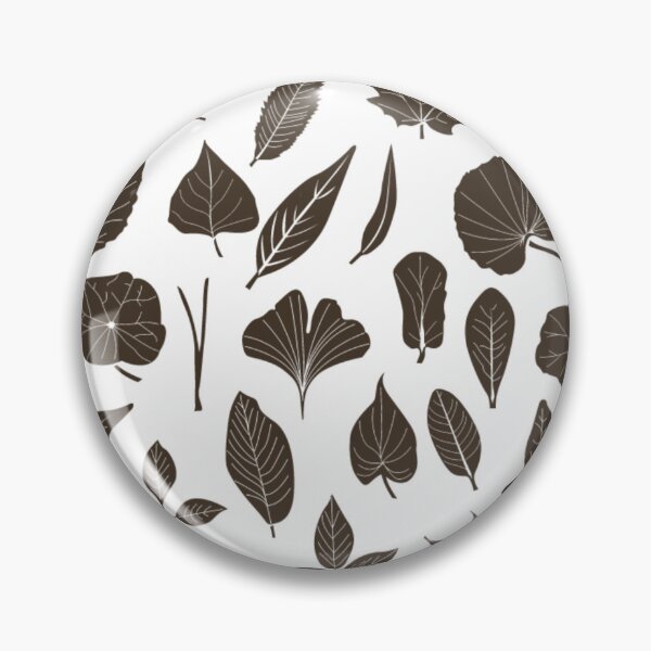 Item preview, Plants Leaves of different shapes, brown  designed and sold by Trilala.