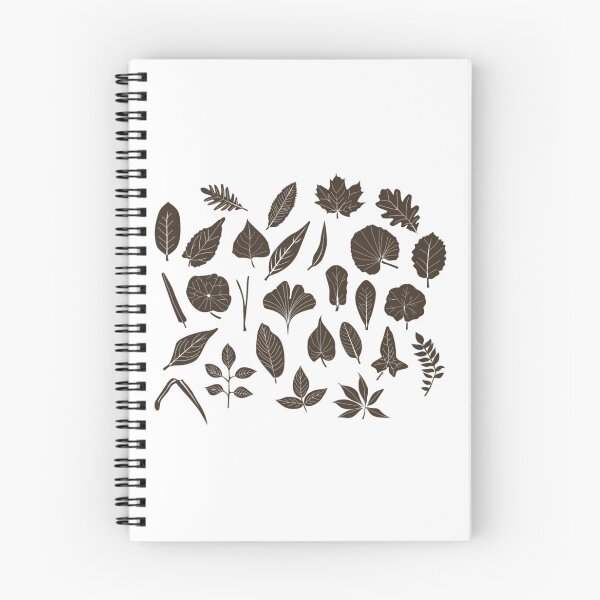 Item preview, Plants Leaves of different shapes, brown  designed and sold by Trilala.