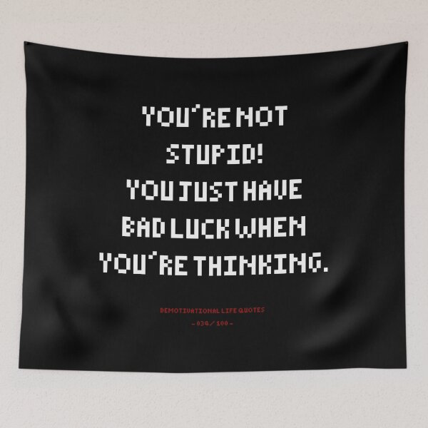 Item preview, DLQ You're Not Stupid designed and sold by PapaBujuGaming.