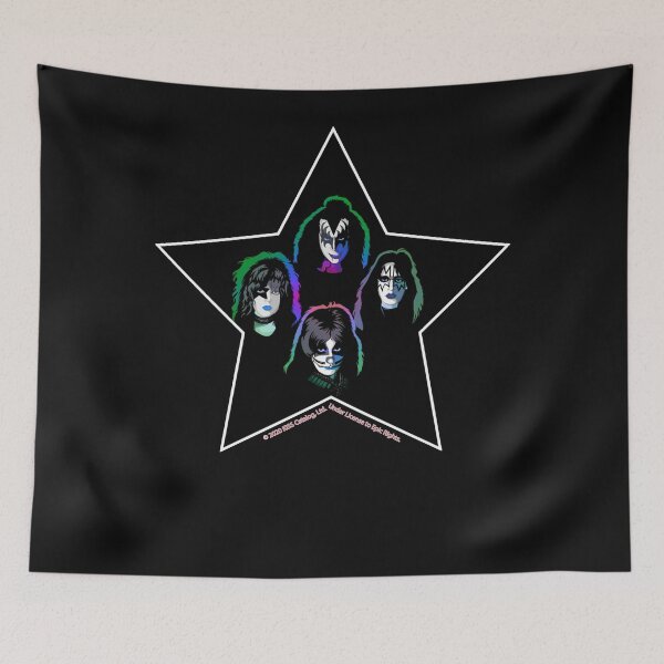 Item preview, KISS - The Squad - Star Vector Illustration Neon Effect  designed and sold by LloydHoltIi.