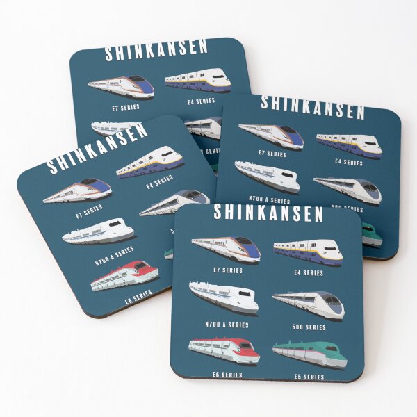 Item preview, Japanese Shinkansen Bullet Trains Artwork    designed and sold by danrichardsArt.