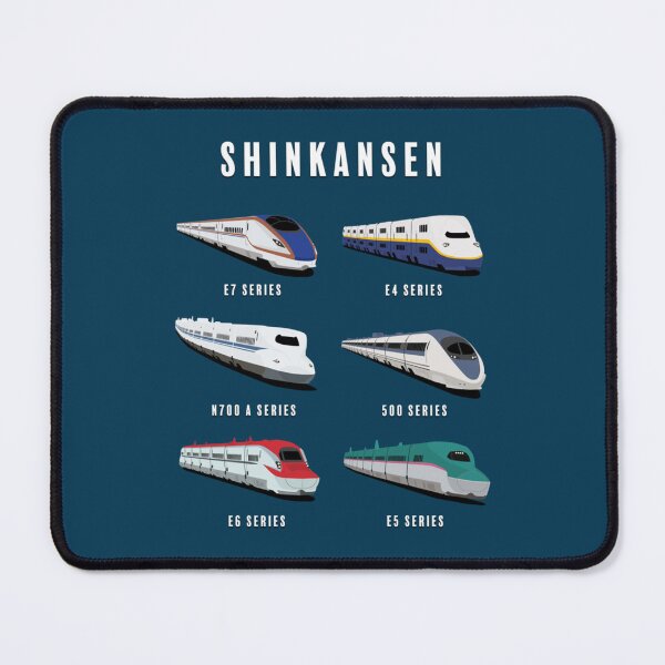 Item preview, Japanese Shinkansen Bullet Trains Artwork    designed and sold by danrichardsArt.