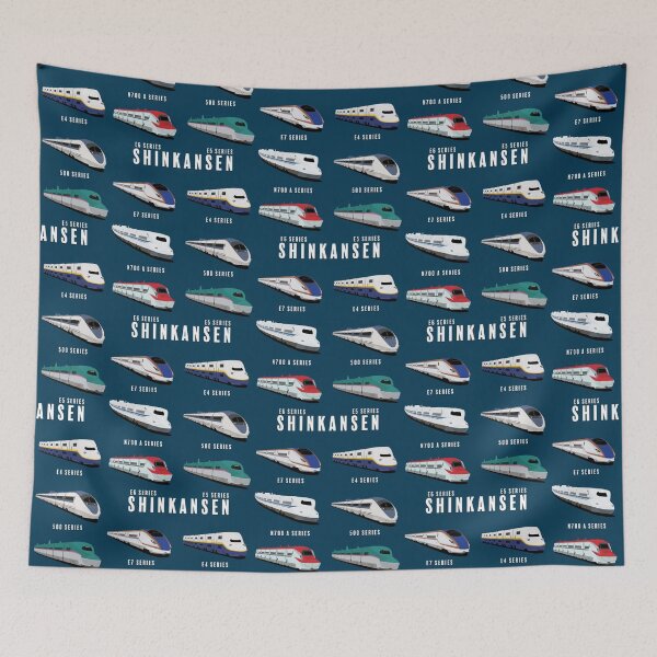 Item preview, Japanese Shinkansen Bullet Trains Artwork    designed and sold by danrichardsArt.