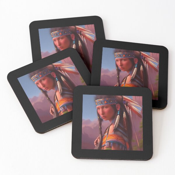 Item preview, Native american princess | Fantasy Portrait designed and sold by LenaKiagia.
