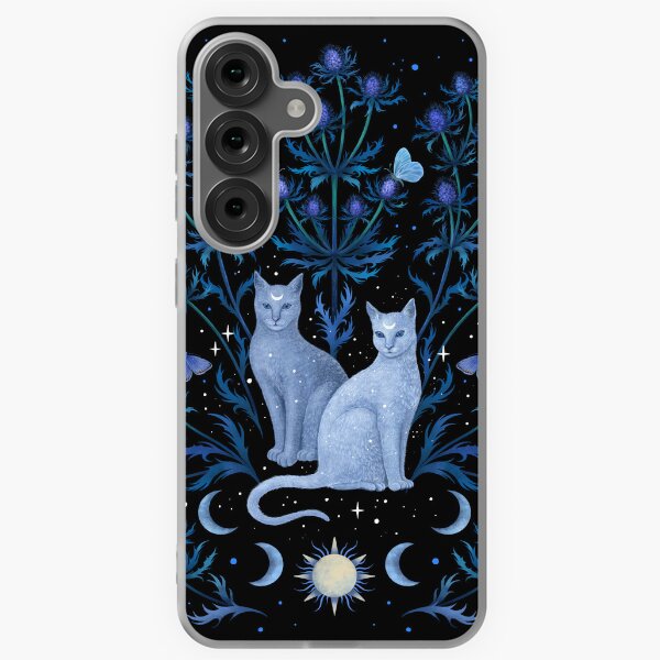 Item preview, Blue Thistle and Cat designed and sold by episodicDrawing.