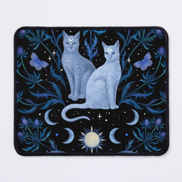 Item preview, Blue Thistle and Cat designed and sold by episodicDrawing.