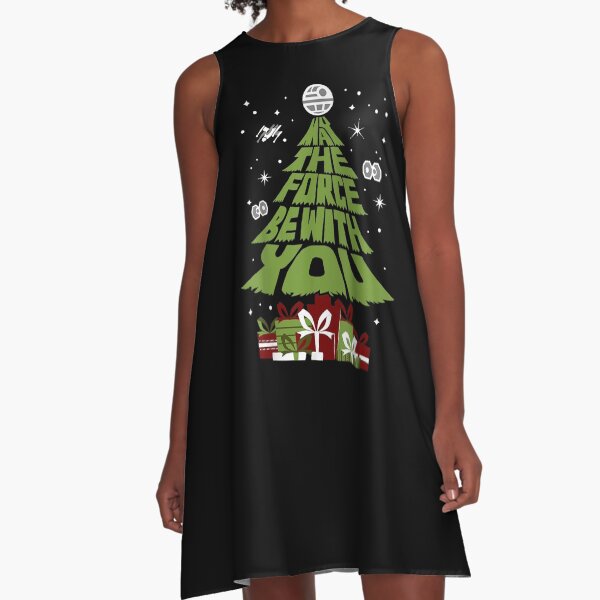 Item preview, May The Force Be With You Christmas Tree T-Shirt designed and sold by BlankenbeOdette.