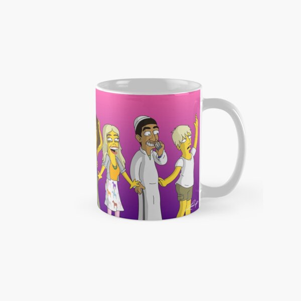Pieles - Estilo Simpsons! Taza clásica