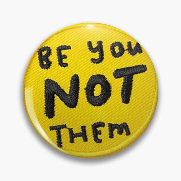 Item preview, Be YOU not them Sticker designed and sold by designolo.