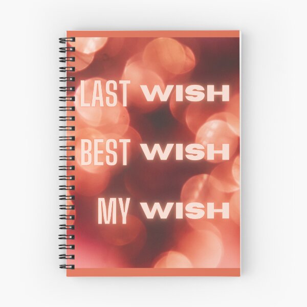 Item preview, Last wish, best wish, my wish designed and sold by LanaBuzzy.
