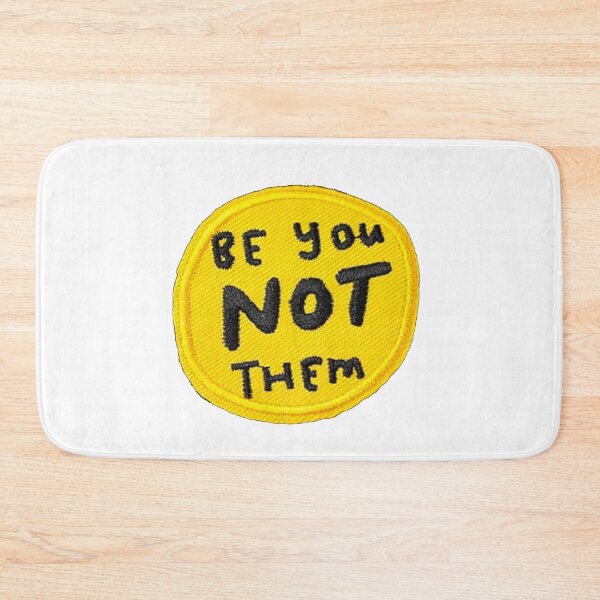 Item preview, Be YOU not them Sticker designed and sold by designolo.