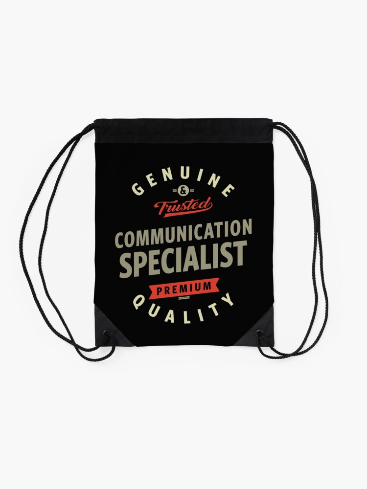 Alternate view of Communication Specialist Drawstring Bag